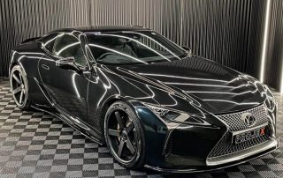 Lexus RC500 - wrapped gloss black and partial chrome delete