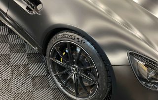 Mercedes AMG GTR - wrapped matte black