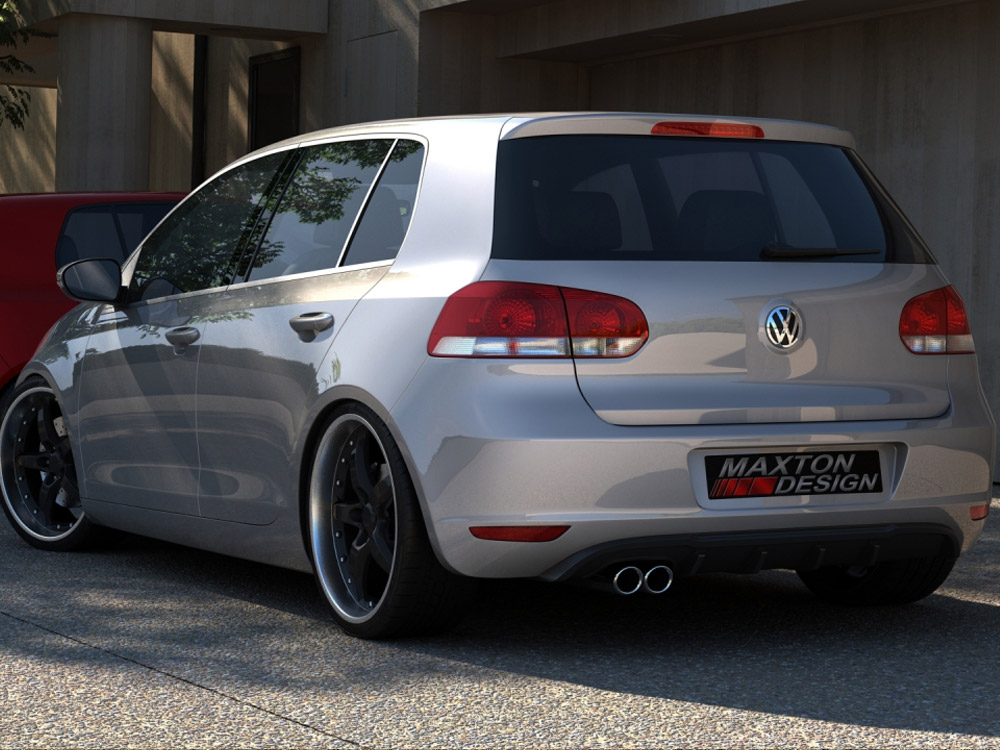 Maxton Design Rear Valance Vw Golf Vi With Exhaust Hole Projex