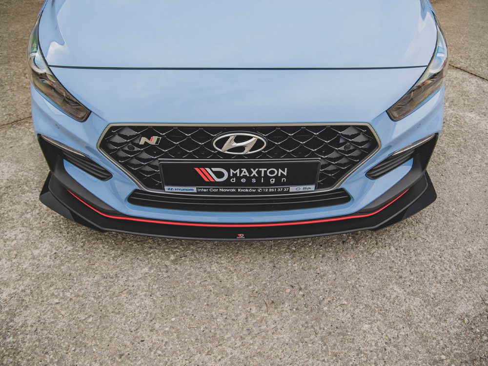 Maxton Design Racing Durability Front Splitter + Flaps Hyundai I30 N Mk3  Hatchback / Fastback - Projex